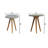 Solid Wood Accent Stool