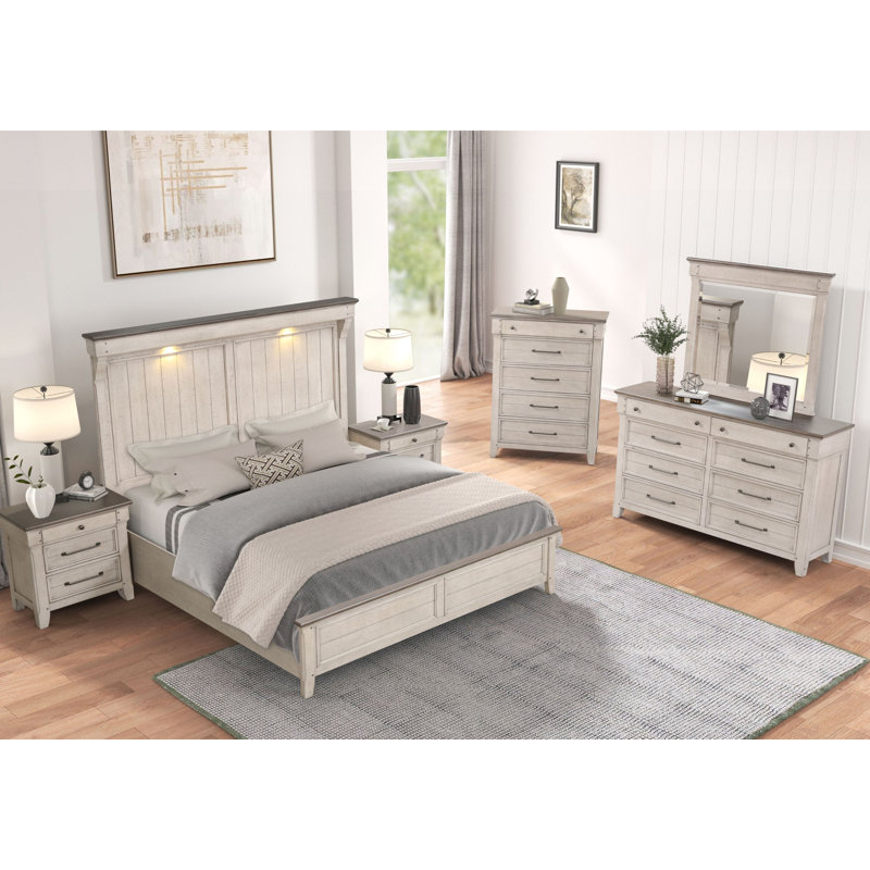 Ensemble de chambre à coucher 4 pièces Ken