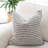 No Textured Cotton Blend Pillow Cover