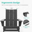 Chaise Adirondack pliante Bruce HDPE-317803509
