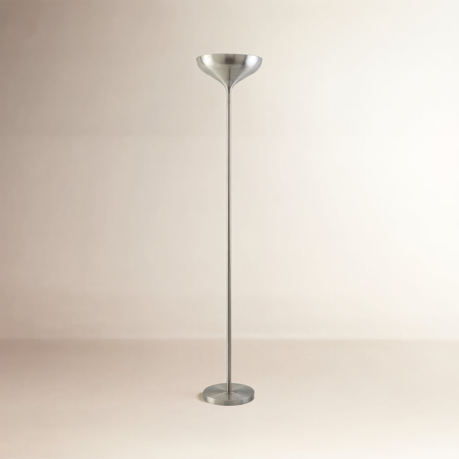 71" Dimmable Floor Lamp, Silver