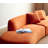 132" Curved Sofa With Throw Pillows-51636719