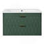 Meuble-lavabo mural 30 po avec lavabo en résine, armoire de rangement flottante avec 2 tiroirs, armoire de salle de bain en bois massif