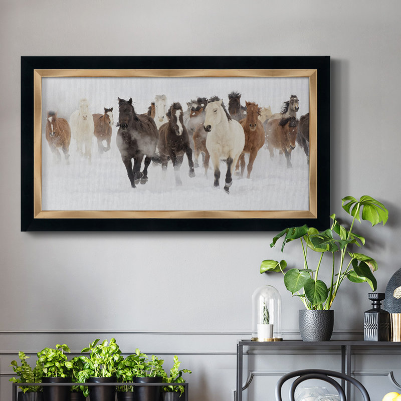 " Pasture Run ", 25" H x 45" W x 1" D