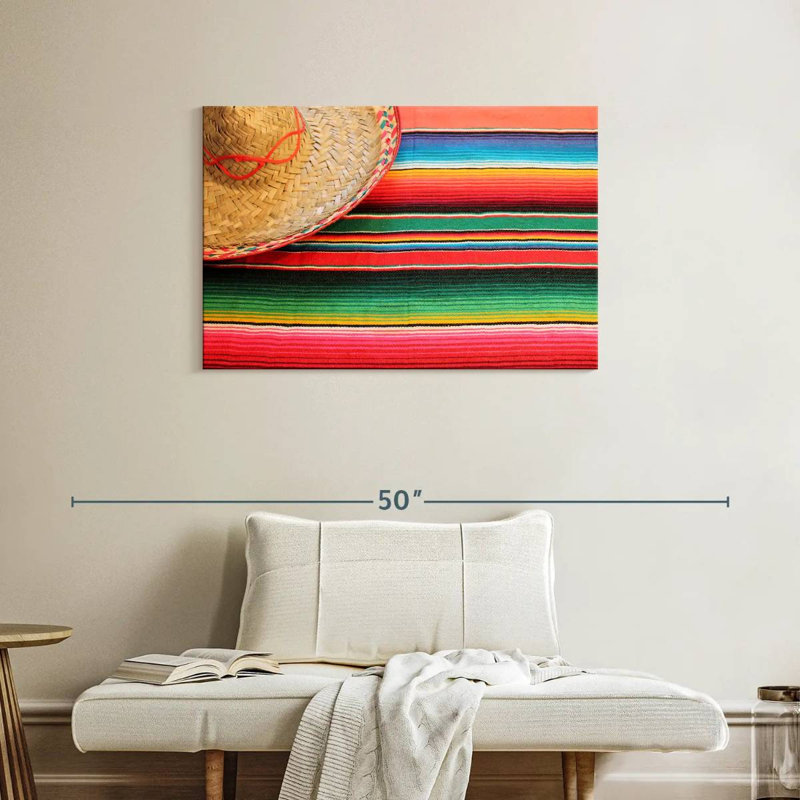 Poncho et sombrero Vanna, H 24 po x l 36 po
