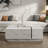 Rectangular Sliding Top Coffee Table With 2 Drawers And 2 Hidden Storage Compartments