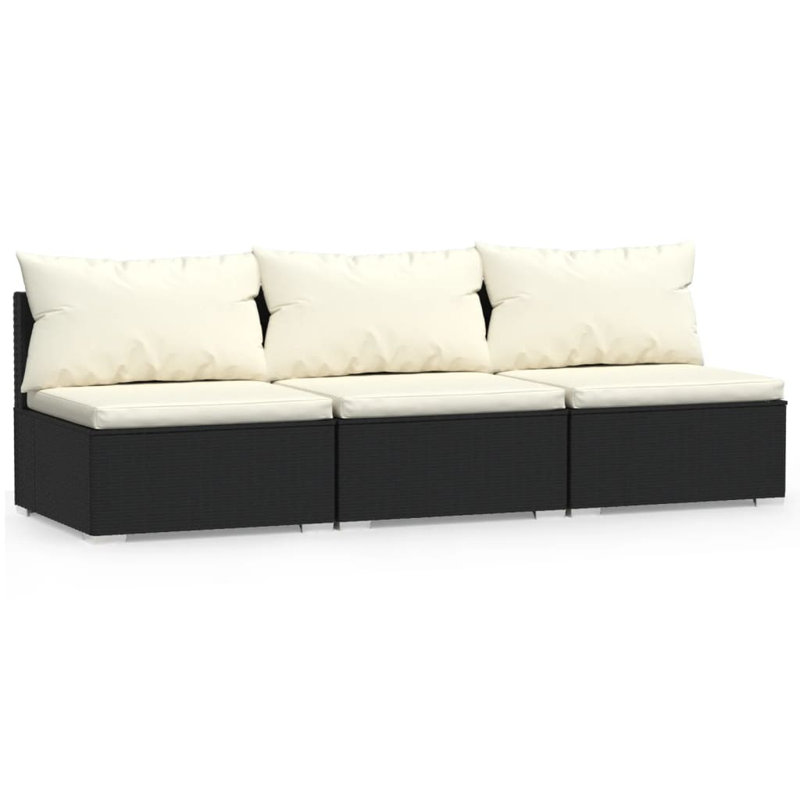 82.7" Wide Rectangle Patio Sofa with Cushions