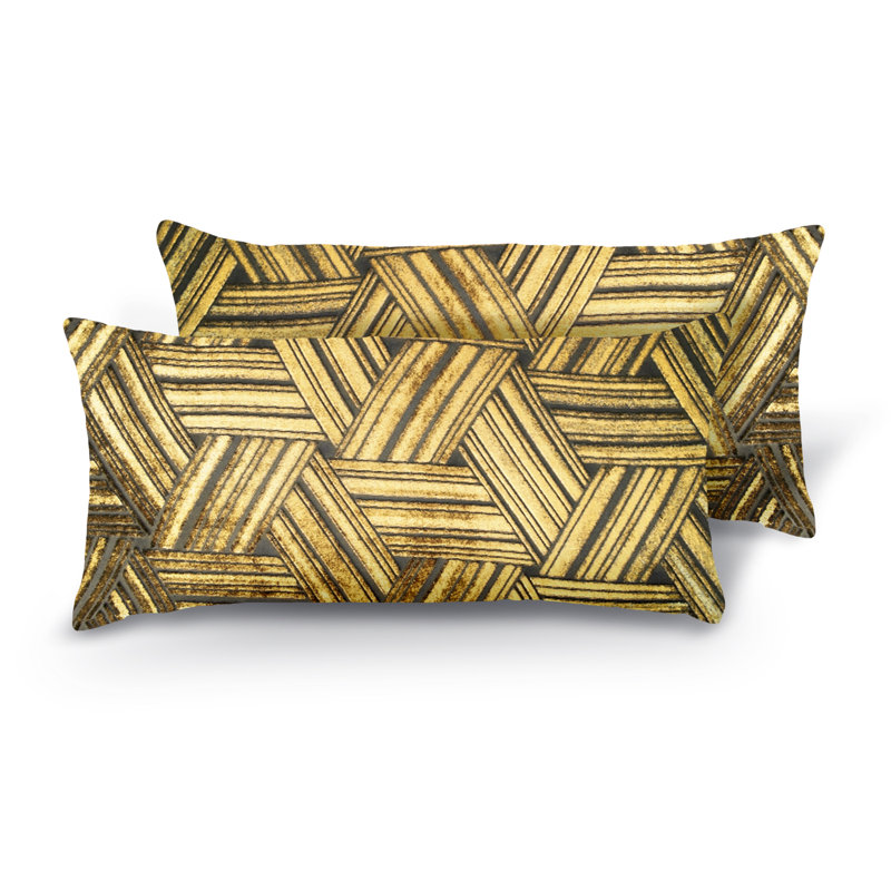 Entwined Velvet Pillow Cover & Insert, Copper Ivy