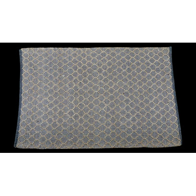 Recycled PET Rug Navy Honeycomb