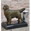 Sculpture bronze bronze Golden Retriever