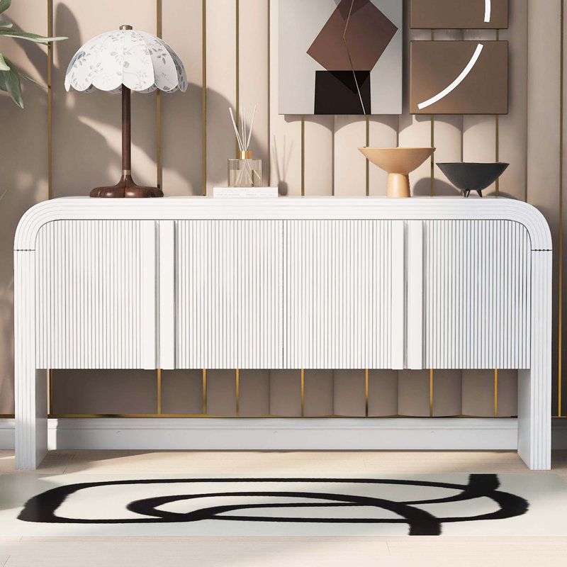 Console Rustic, Blanc
