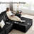 Boneless 6-Piece Modular Living Room Set Upholstered L Shaped Sectional+Loveseat-777059681