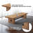 Rectangular solid wood office table-459926892