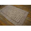 Light Ivory Color Antique Small Size Tribal Geometric Indian Agra Cotton Pile Area Rug