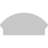 24"W x 12-7/8"H x 2-3/4"P Segment Arch 4 Spoke Architectural Grade PVC Combination Pediment-72164466