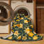 Machine Washable Botanical Grey Area Rug-2125524128