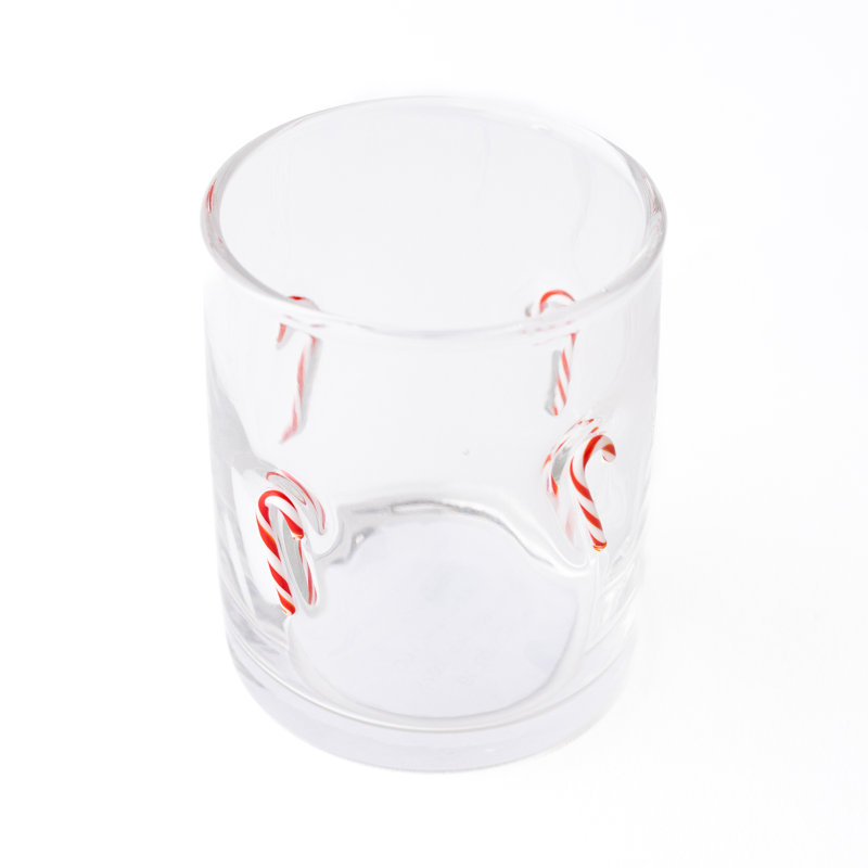 Candy Cane Icon Drinking Glass