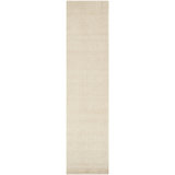 Greek Key Handwoven Wool Creme Area Rug