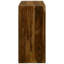 Console rectangulaire en bois massif pour hall d'entrée