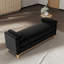 Banc / lit de jour / repose-pieds rembourré en molleton avec pieds en bois massif Sherpa-302448747-302448744