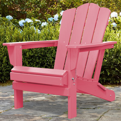 Wolak Foldable Outdoor Adirondack Chair