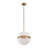 4 - Light Brass Single Pendant