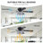 52" Crystal Flush Mount Ceiling Fan With Led Lights And Remote Control
