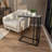 Canna Metal C-Shaped Side End Accent Table with Metal Base-1772925829-1877419223