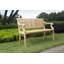 Palm Teak Garden Bench