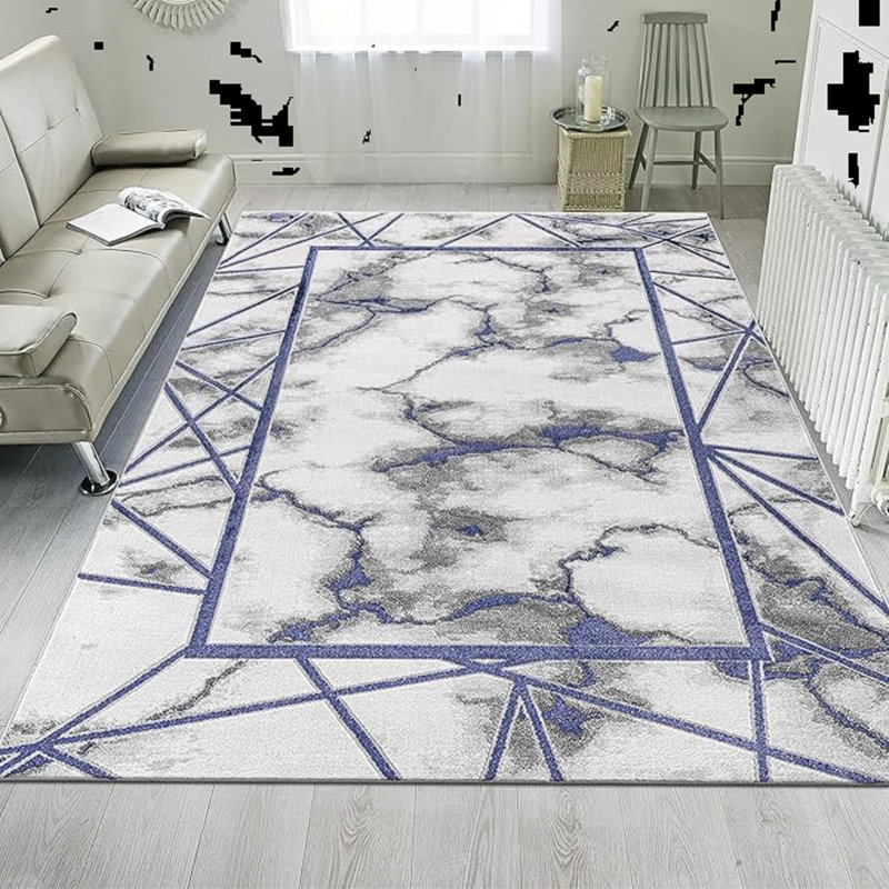 Abstract Area Rug, Rectangle 80 x 150 cm