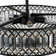 Kessler 6-Light Modern Crystal Semi-Flush Mount Ceiling Light