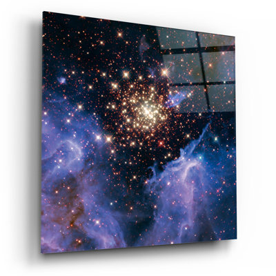 'Start Cluster Ngc 3603' by NASA's Hubble Space Telescope Acrylic Glass Wall Art