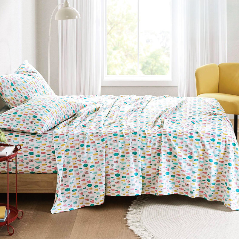 Drap en flanelle pour lit simple TG