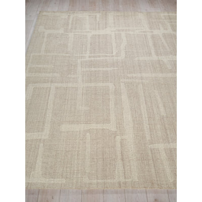 Breckenridge Hand Tufted Wool Abstract Area Rug