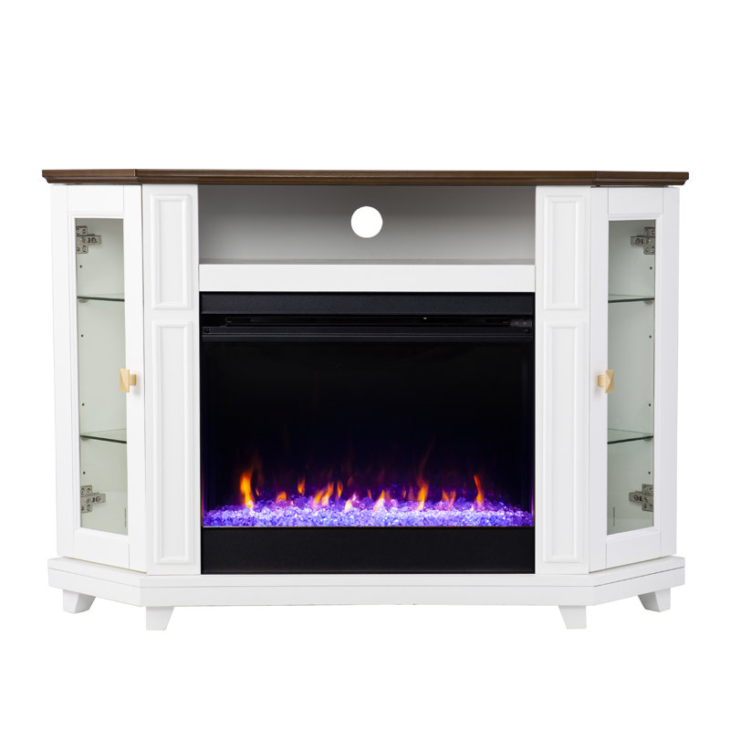 Melousia TV Stand Fireplace for TVs up to 43" Fireplace
