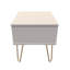 Allem 1 Drawer Bedside Cabinet (Ready Assembled)-1414202846