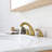 Widespread Bathroom Faucet with Drain Assembly-96382351