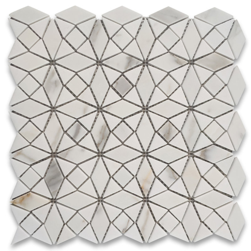 12 in. x 12 in. Marble Tile