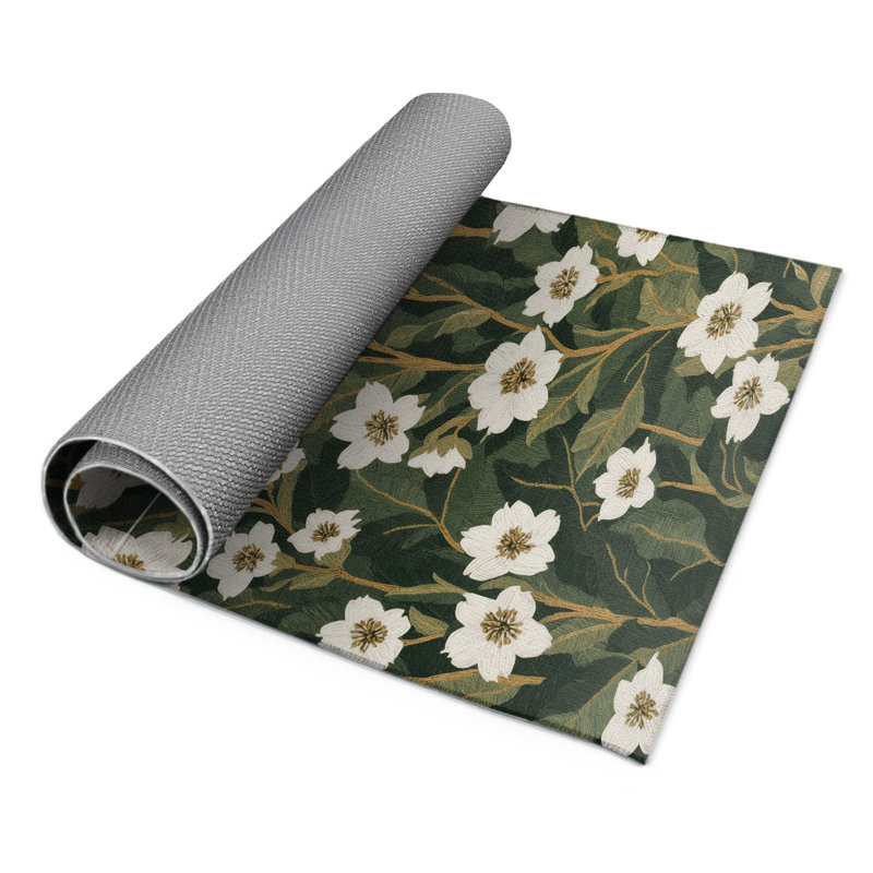 Tapis vert d'intérieur et d'extérieur Botanical, Rectangle 4pi x 6 pi