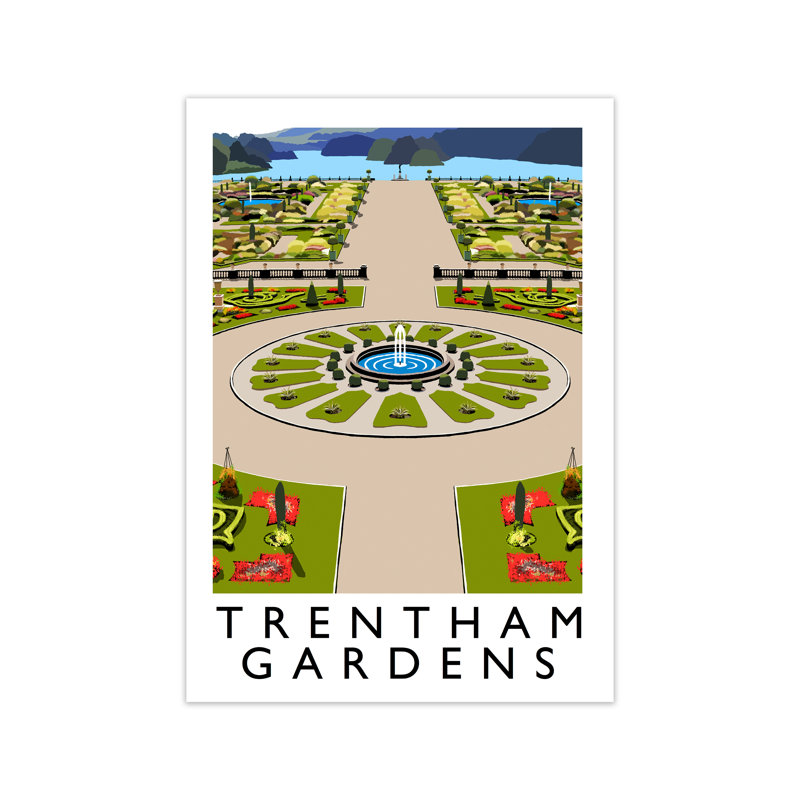 Trentham Gardens by Richard O'Neill - Print, 841 cm H x 594 cm W