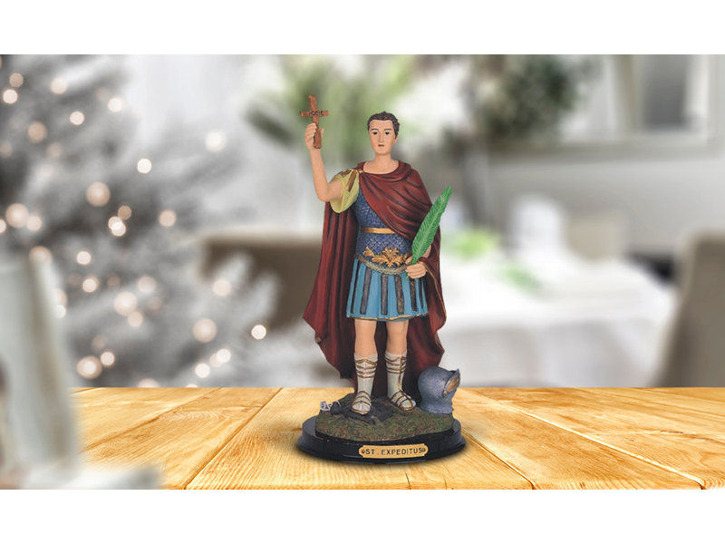 Figurine sacrée Saint Expeditus 12 "Jequarius
