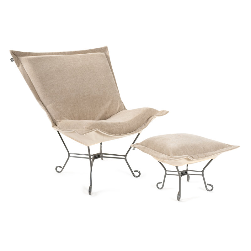 Repose-pieds Glenmore Sand Puff, Brun
