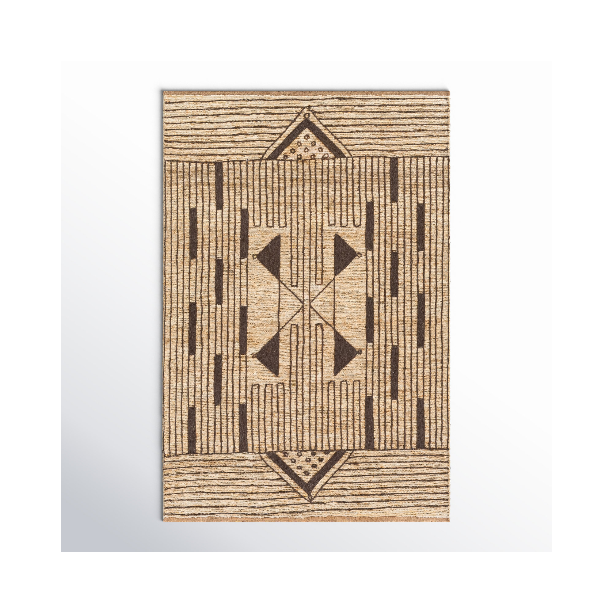 Boman Handmade Rug, Rectangle 2' x 3'