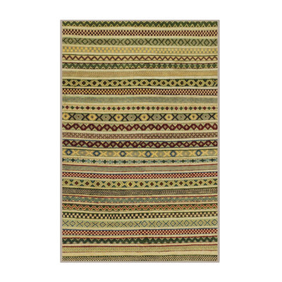 Tapis décoratif multicolore à motif abstrait