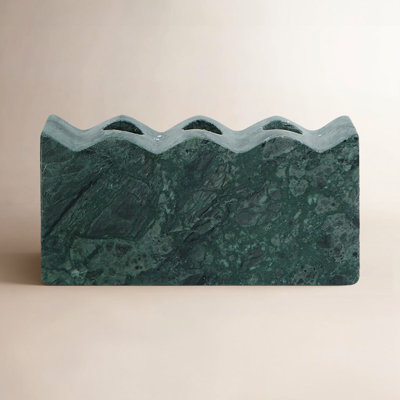 Gainford Marble Taper Candle Holder - Teal