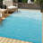 Area Rugs Outdoor Patio Rug Waterproof Modern Bordered Indoor Outdoor Throw Carpet Checkered Reversible Mat for Front Door Rv-362807627-362807626