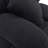 Chesnie Black Vegan Shearling 4-Piece Modular Sectional