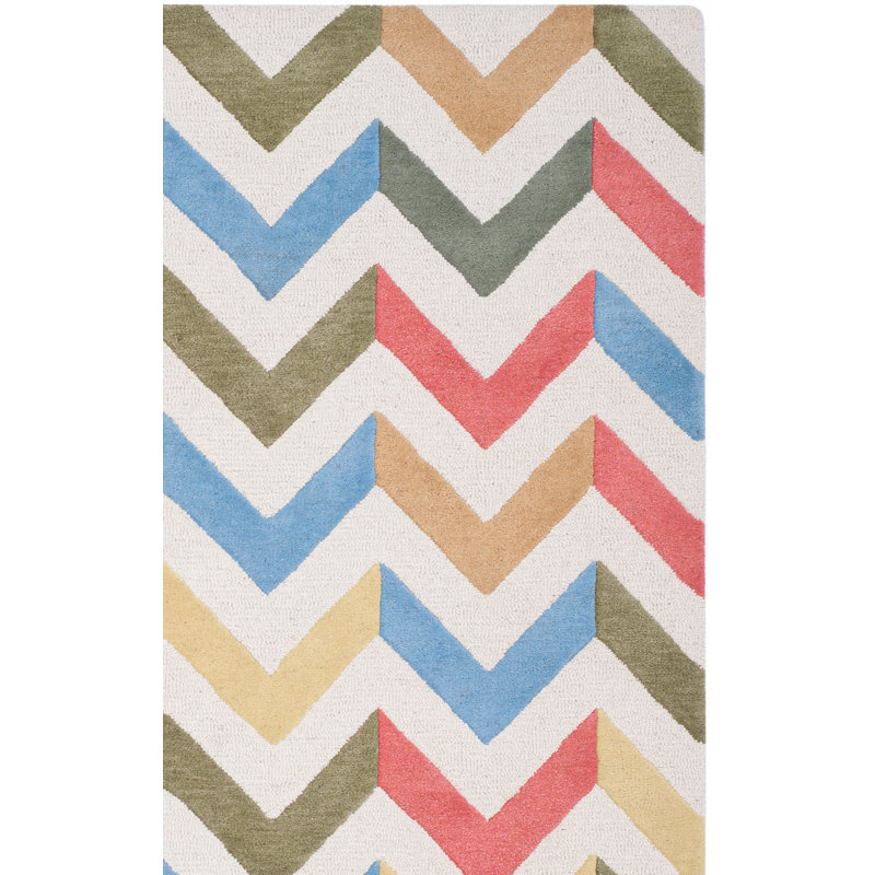Tapis en laine touffeté à la main Ellicott, Rectangle 3 pi x 5 pi