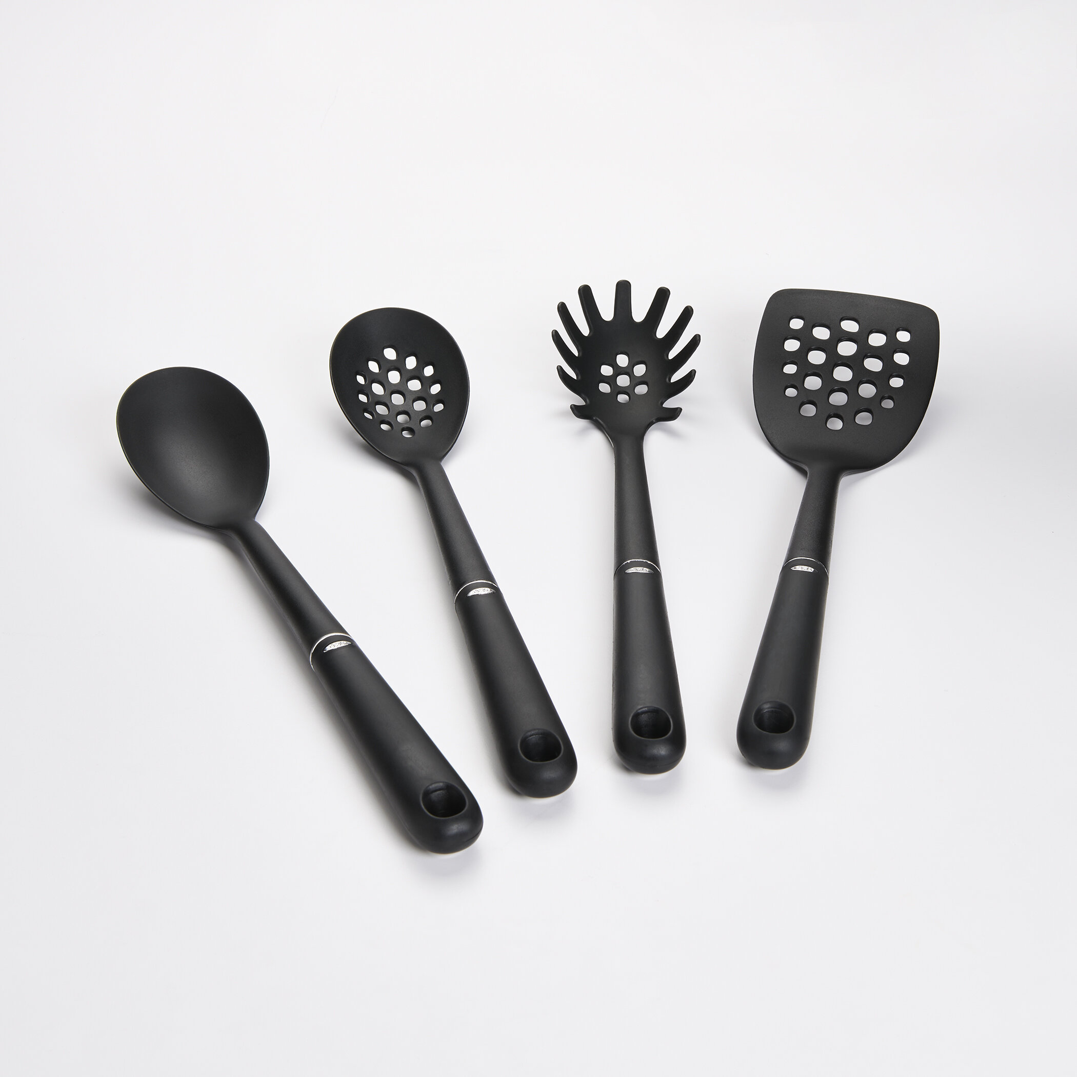 QXXSJ 5 -Piece Silicone Cooking Spoon Set