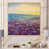 Toile naturelle avec cadre flottant